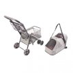 11298 Pet buggy deluxe grijs