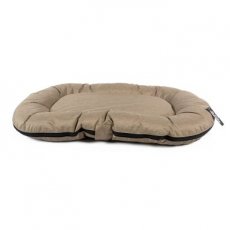 13290 Poly kussen ovaal siesta praline beige/zwart