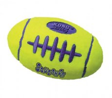 Kong air squeaker football geel M