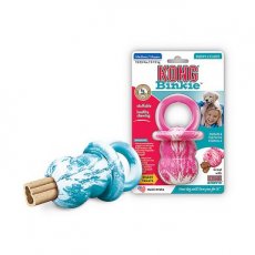 Kong puppy binkie roze/blauw