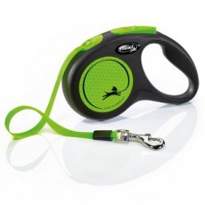 Flexi new neon lint zwart/neon groen