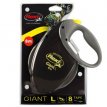 41191234 Flexi giant neon lint zwart/neon geel