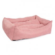 14790 Mand rechthoekig velvet roze