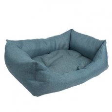 14273 Mand rechthoekig royal blue blauw