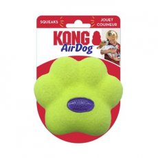 Kong airdog squeaker paw geel/fuchsia